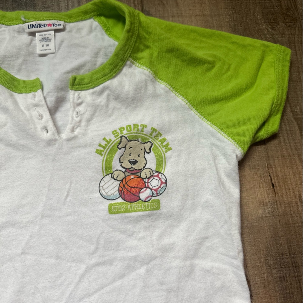 Limited Too Raglan Tee - Picture 2 of 4